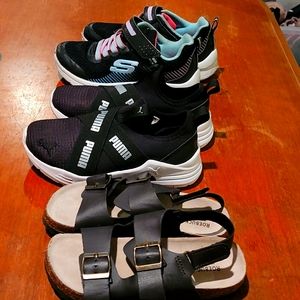 Girls size 11-12 shoe lot